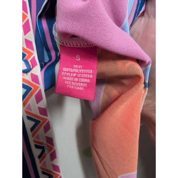 Flying Tomato Button Up Top Paisley Long Sleeve Women Size S - Picture 6 of 8